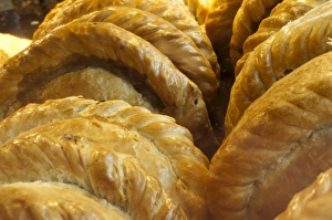 Baked Prints: Cornish pasties, Padstow, Cornwall, England, United Kingdom, Europe