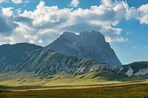Mountain Peak Prints: Corno Grande peak, Gran Sasso e Monti della Laga National Park, Abruzzo, Italy, Europe