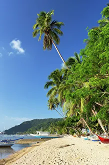 Corong Corong Beach, El Nido, Bacuit Bay, Palawan, Philippines, Southeast Asia, Asia