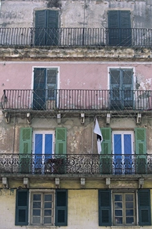 Veranda Prints: Corte, Corsica, France, Europe