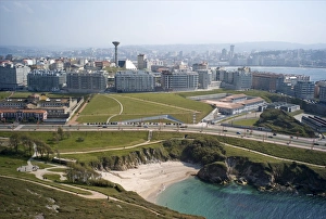 Shore Line Prints: A Coruna, Galicia, Spain, Europe