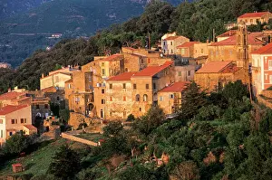 Costa Prints: Costa, village in Balagne region, Upper Corsica, Northern Corsica, France, Europe
