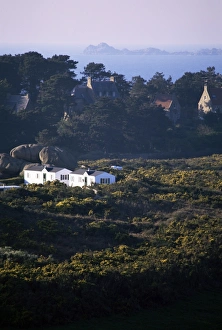 Cotes Darmor Prints: Cote de Granit Rose, Cotes d Amor, Brittany, France, Europe