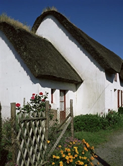 Pays De La Loire Prints: Cottage in Ile de Fedrun, La Grande Briere, Western Loire, Pays de la Loire