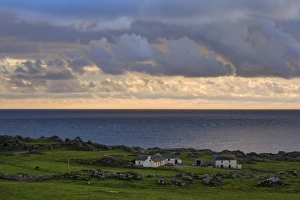 County Donegal Prints: Cottage, Malin Head, County Donegal, Ulster, Republic of Ireland, Europe
