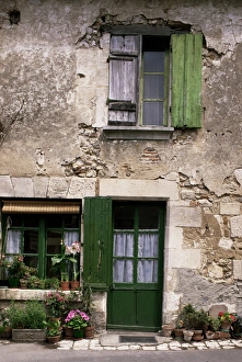 Loire Prints: Cottage in Sancerre, Cher, Loire, Centre, France, Europe