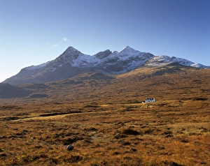 Cottage and Sgurr nan Gillean