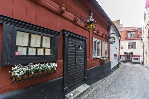 Window Box Prints: Cottages and cobblestone streets in the town of Visby