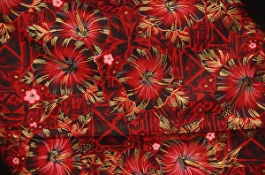 Cotton fabric on sale to tourists, Fiji, Pacific Islands, Pacific