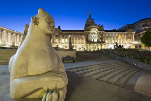 Birmingham Prints: Council House (Birmingham City Council) at night