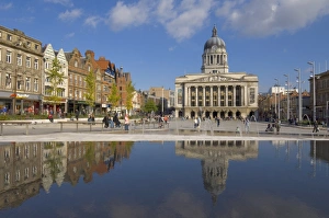 Old Market Square Prints: Council House reflected in the infinity pool
