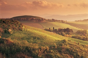 Volterra Prints: Countryside at sunset