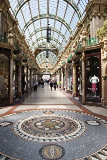 The County Arcade in the Victoria Quarter, Leeds, West Yorkshire, Yorkshire, England, United Kingdom, Europe