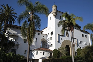 Santa Barbara Prints: County Court House, Santa Barbara