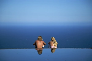 Couples Prints: Couple meditating, Garden of Peace, Stanwell Park, New South Wales, Australia, Pacific