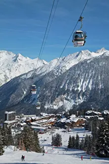 Alps Prints: Courchevel 1850 ski resort in the Three Valleys (Les Trois Vallees), Savoie