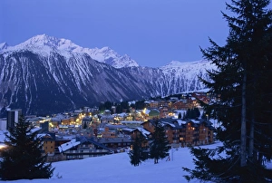 Ski Resort Prints: Courchevel, Rhone Alpes, France, Europe