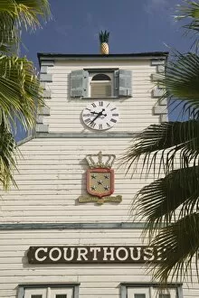 Images Dated 22nd January 2008: Courthouse, Philipsburg, Dutch St. Maarten, West Indies, Caribbean, Central America