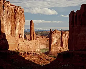 Sand Stone Prints: Courthouse Towers and Park Avenue, Arches National Park, Utah, United States of America