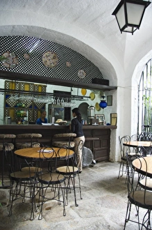 Manila Prints: Courtyard coffee shop