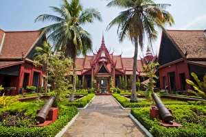 Court Yard Prints: Courtyard inside the National Museum of Cambodia