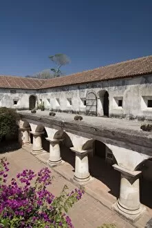 Images Dated 28th February 2010: The courtyard of the ruined convent of Las Capuchinas, Antigua, UNESCO World Heritage Site