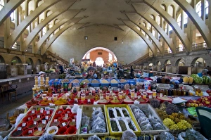 Bazaar Prints: The covered bazaar of Yerevan, Armenia, Caucasus, Central Asia, Asia