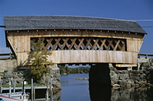 Local Famous Place Prints: Covered bridge