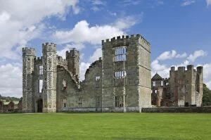 Images Dated 7th August 2011: Cowdray Castle, dating from the 16th century, Midhurst, West Sussex, England, United Kingdom, Europe