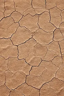 Textured Prints: Cracked red rock soil, Grand Staircase-Escalante National Monument