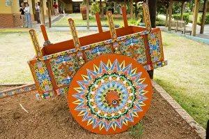 The crafts town of Sarchi famous for its decorative painting and ox carts