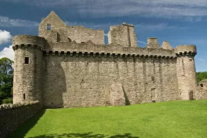 Images Dated 26th May 2009: Craigmiller Castle (3 miles southeast of Edinburgh), Scotland, United Kingdom, Europe