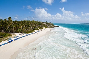 View From Above Prints: Crane Beach at Crane Beach Resort, Barbados, Windward Islands, West Indies
