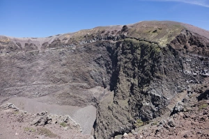 Vesuvius Prints: Crater of Vesuvius, Campania, Italy, Europe