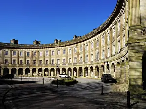 Vehicles Prints: The Crescent at Buxton, United Kingdom