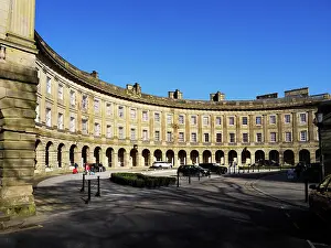 Touristic Prints: The Crescent at Buxton, United Kingdom