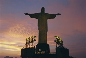 Cristo Redentor (Christ the Redeemer) on Mt. Corcovado above Rio de Janeiro