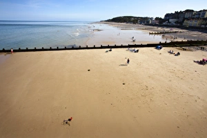 Cromer Prints: Cromer Beach from the Pier, Cromer, Norfolk, England, United Kingdom, Europe
