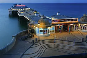 Entertainment Prints: Cromer Pier at dusk, summer evening, Norfolk, England, UK
