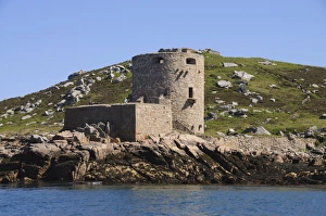 Tresco Prints: Cromwells Castle, Tresco, Isles of Scilly, Cornwall, United Kingdom, Europe