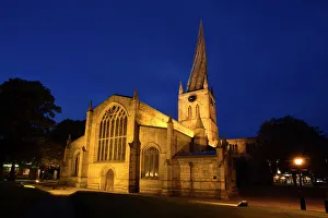 The Crooked Spire at the Parish Church of St. Mary and All Saints, Chesterfield, Derbyshire, England, United Kingdom, Europe