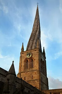 14th Century Gallery: The Crooked Spire at the Parish Church of St. Mary and All Saints, Chesterfield, Derbyshire