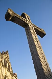 Images Dated 28th February 2009: Cross outside Iglesia de la Merced, Granada, Nicaragua, Central America