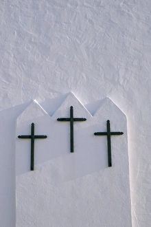 Repeating Prints: Detail of three crosses
