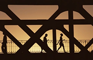 Images Dated 13th February 2008: Crossing bridge, Havana, Cuba, West Indies, Central America