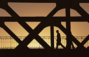Images Dated 13th February 2008: Crossing bridge, Havana, Cuba, West Indies, Central America