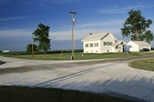 Crossroad Prints: Crossroads, Hudson, Illinois, Midwest, United States of America (U