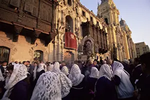 Celebrate Prints: Crowds celebrating Christian festival of Easter Sunday