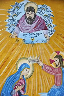 Mary Prints: Crowning of the Virgin Mary, Brazzaville, Congo, Africa