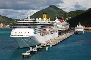 Cruising Prints: Cruise ship Terminal, Wathey Pier, Philipsburg, St